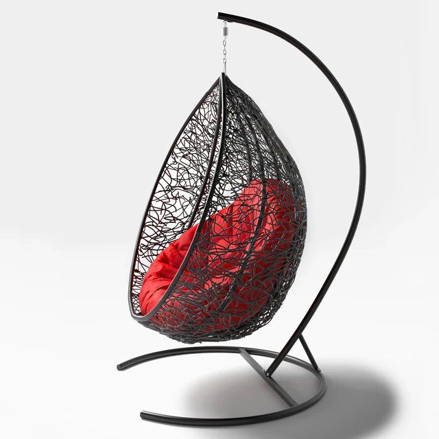 Swing cocoon hanging rotan chair Arriba — Скачать