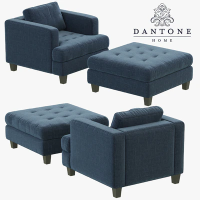 Dantone Home Кресло и пуф Флитвуд — Вид 1
