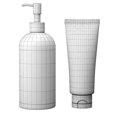 Three bathroom accessories — Ver 2