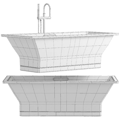 Kohler 67" x 31.5" Freestanding Soaking Tub with Center Drain from the Reve — Вид 2