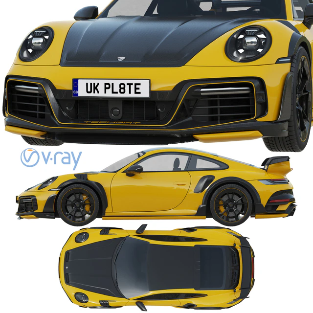 Porsche 911 TECHART GTstreet R 2022 — Descargar