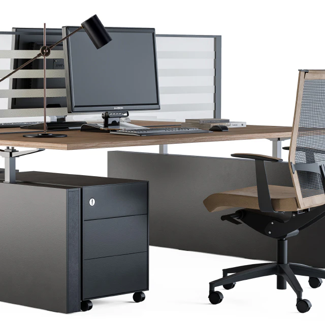 Office Furniture - Manager Set 14 — Скачать