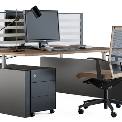 Office Furniture - Manager Set 14 — Вид 5