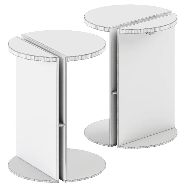 Maami Home HALF CALACATTA VIOLA Marble Side Tables — Descargar