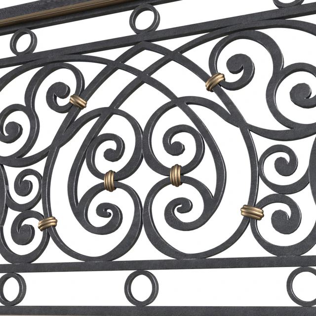 Classic balcony Forged Fence — Descargar