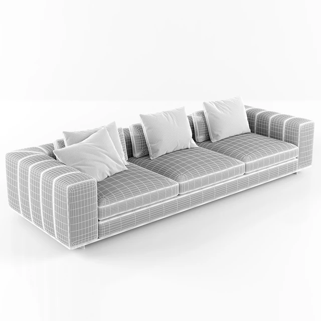 Minotti FREEMAN DUVET 3 seater sofa — Descargar