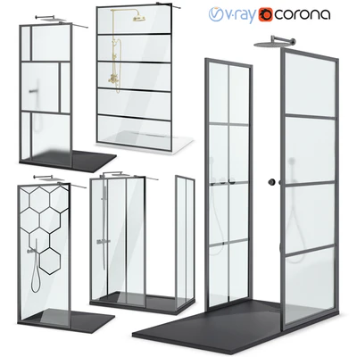 Shower panels West One Bathrooms set 109 — Ver 1