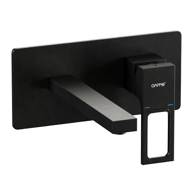 Gappo Shower Set Black Wall Mounted 001 — Download