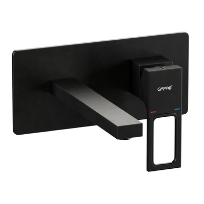 Gappo Shower Set Black Wall Mounted 001 — View 6