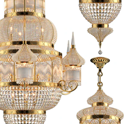Chandelier Islamic Moroccan Crystal Chandelier Model: CS 7000 — Ver 3