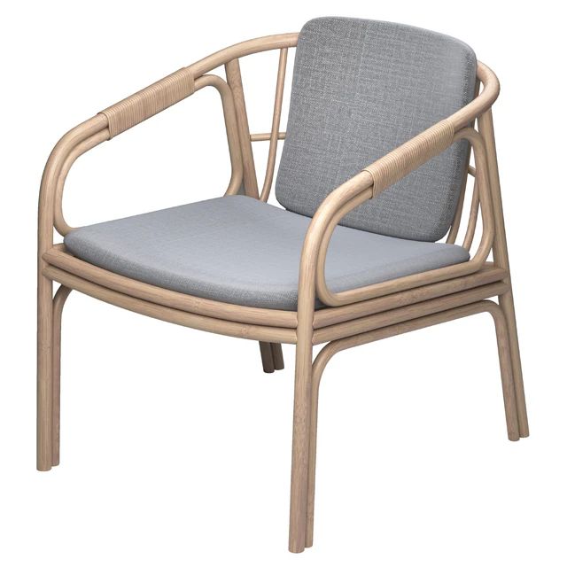 Rattan Lounger Armchair — Скачать