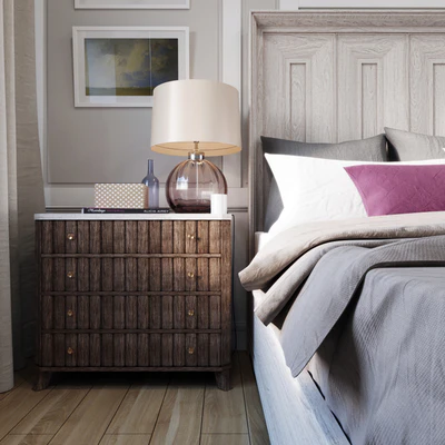 Universal California - Malibu King Bed with Paneled Headboard — Ver 3