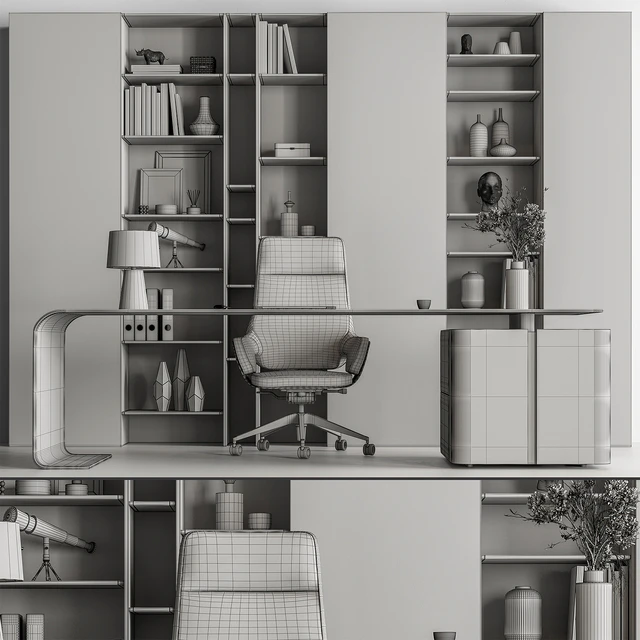 Boss Desk - Office Furniture 622 — Скачать