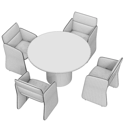 Crassevig AURA PM Table Chair Design by Mario Ferrarini Collection AURA — Вид 6