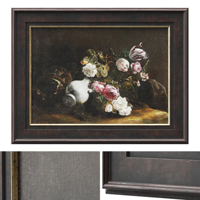 Classic frame with floral still life — Ver 1