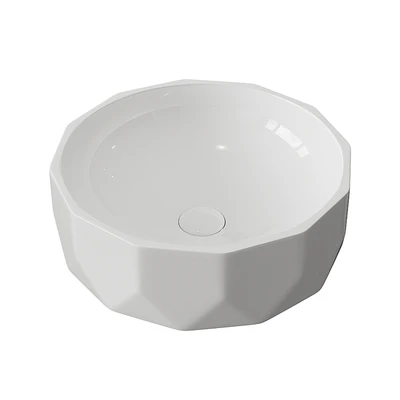 Washbasin BelBagno BB1409 white — Ver 1