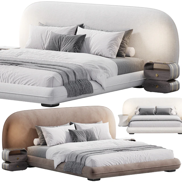Bari bed by Como Casa — Скачать