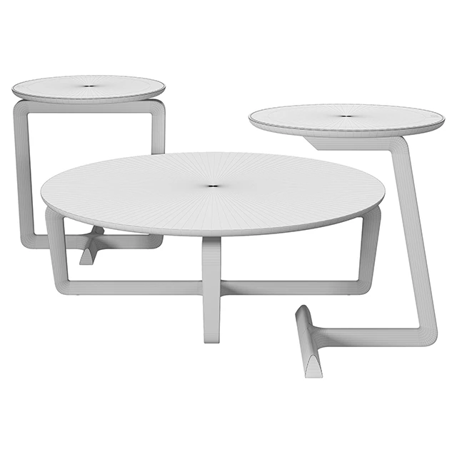 Poltrona Frau - Fidelio Small Round Tables — Descargar