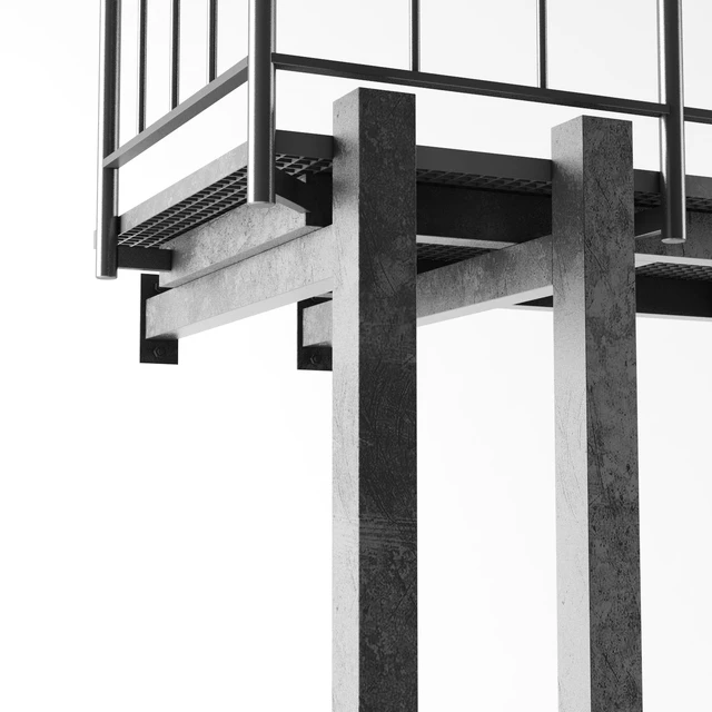 Metal outdoor stair — Descargar