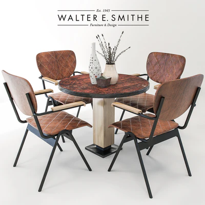 Dublin House Chair and Table - Walter E. Smithe Set — Ver 1