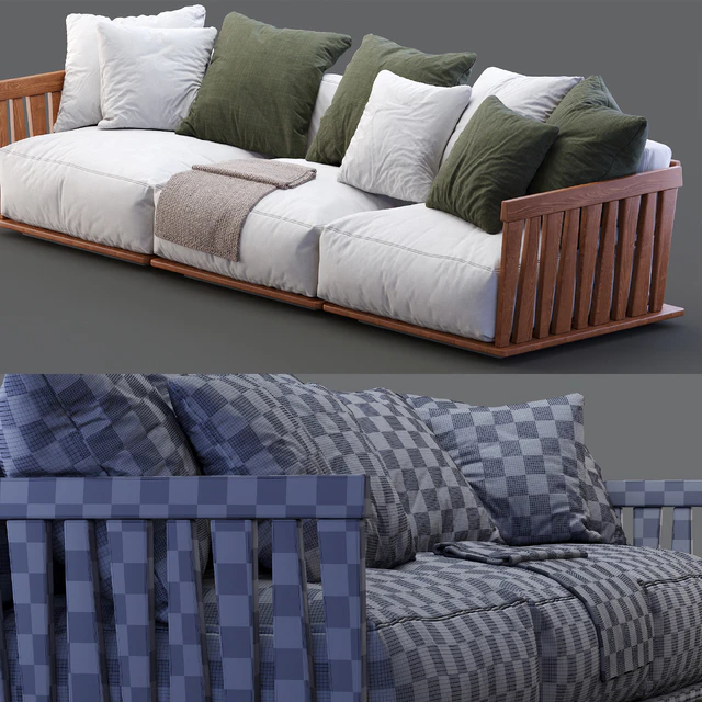 Flexform Sofa ZANTE — Descargar
