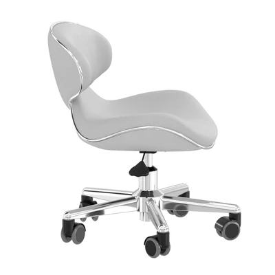 Salon Smart Ergonomic Pedicure Stool Gray — Ver 7