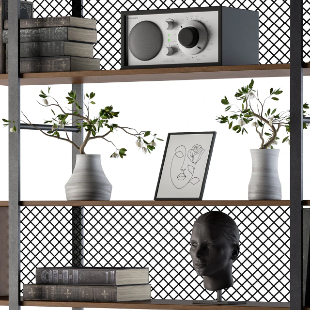 Wood and Metal Rack — Descargar