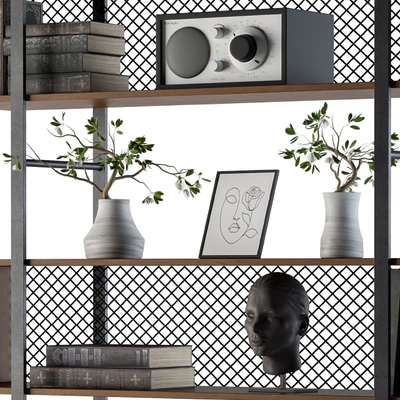 Wood and Metal Rack — Ver 4