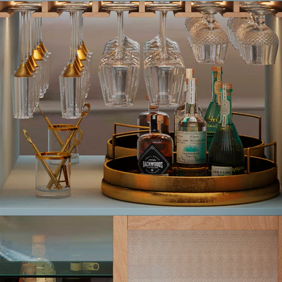 1st DIBS 21st Century Basjoo Bar Cabinet — Ver 6