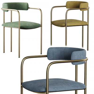 West Elm Lenox Velvet Dining Chair — Ver 3