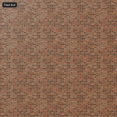 sandfaced english bond brick wall texture multicolored — View 5