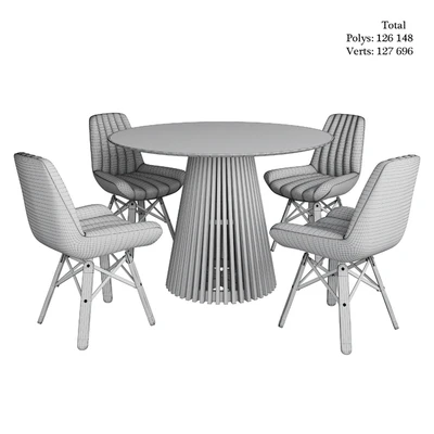 Обеденный стол Irune La Forma и стул Casimiro TM Sheffilton — Вид 3