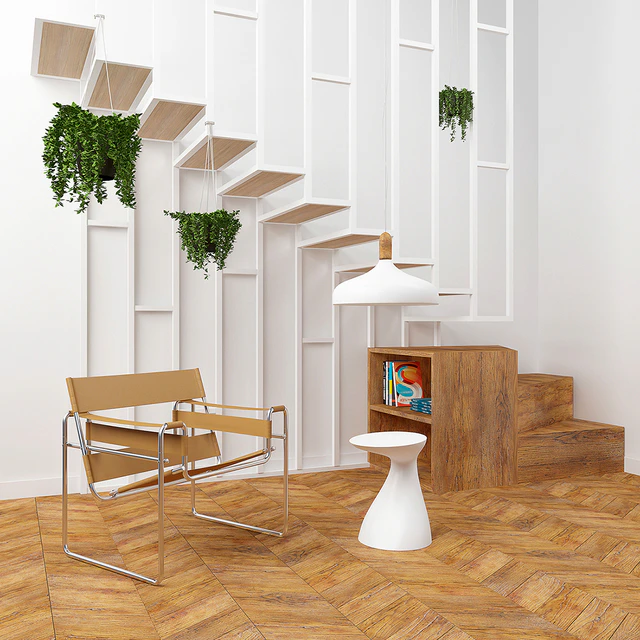 Interior set with stairs and armchair Wassily — Descargar