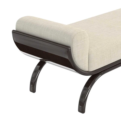 Custom made bench with curved arms — Вид 4