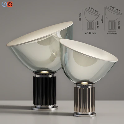 Flos Taccia Table Lamp Small & Large — Ver 1