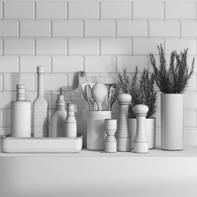 set405 -rustic wood kitchen — Ver 4