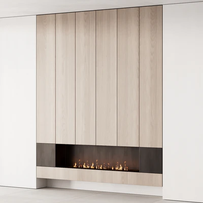 160 fireplace decorative wall kit 06 minimal wood metal 00 — Ver 1