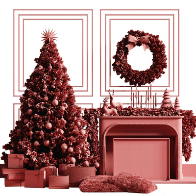 Christmas tree with fireplace 3 — View 5