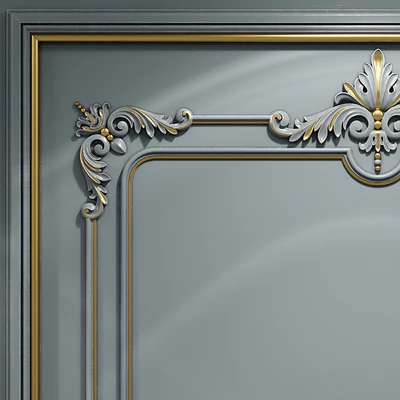 Wall molding 21. Boiserie classic panels — View 4