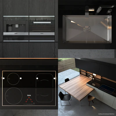 Kitchen Poliform Varenna Phoenix — Ver 2
