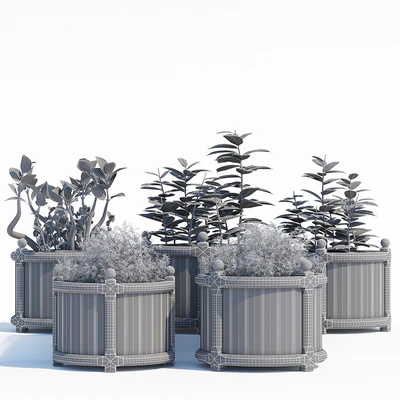 Round versailles planter 2 — Ver 3