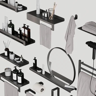 Bathroom and toilet accessories set — Ver 5