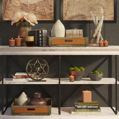 RH PARISIAN CORNICE CONSOLE and DECOR — Вид 2