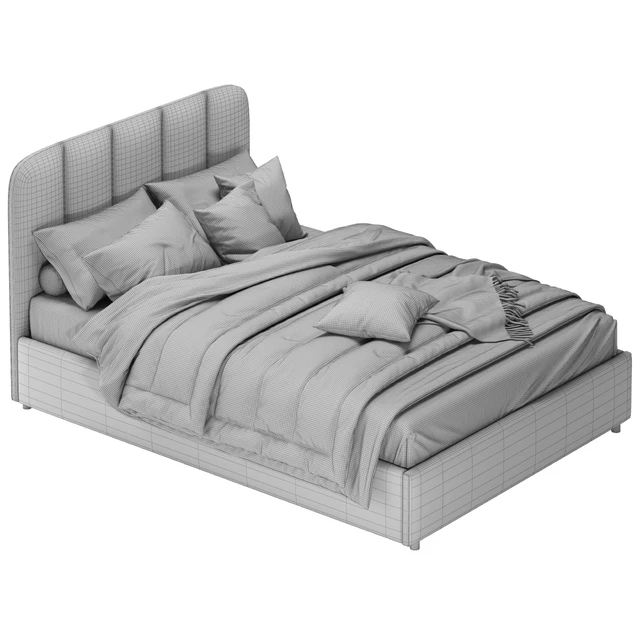 Nuance Upholstered Platform Bed — Descargar