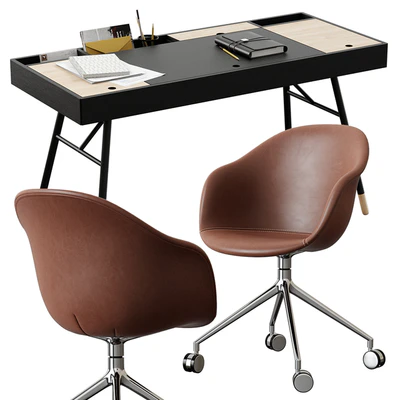 BoConcept / Cupertino Table + Adelaide Chair — Ver 1