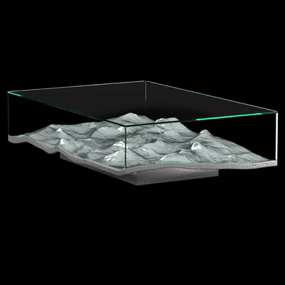 LIQUID ALUMINIUM LOW TABLE — Вид 7