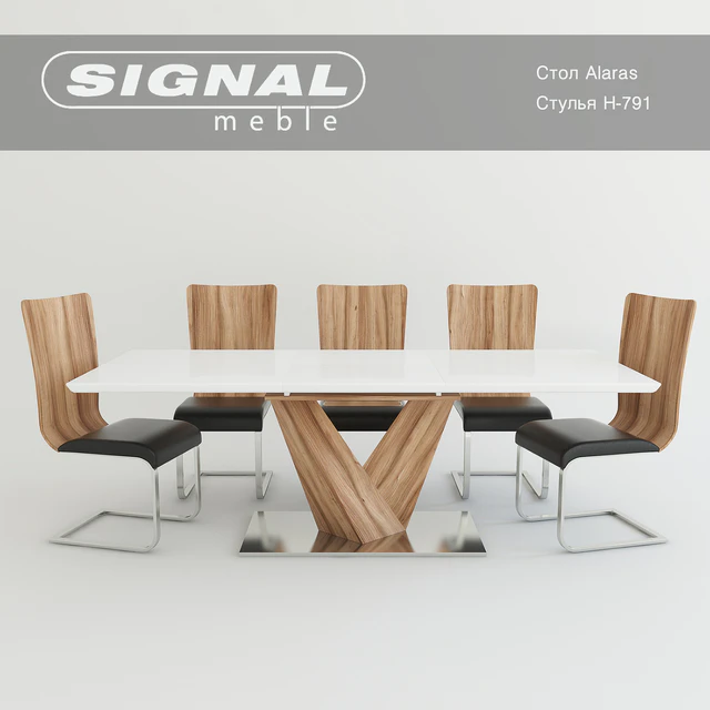 Table Alaras Chairs H-791 Factory Signal — Descargar