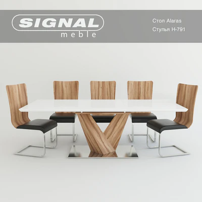 Table Alaras Chairs H-791 Factory Signal — Ver 1