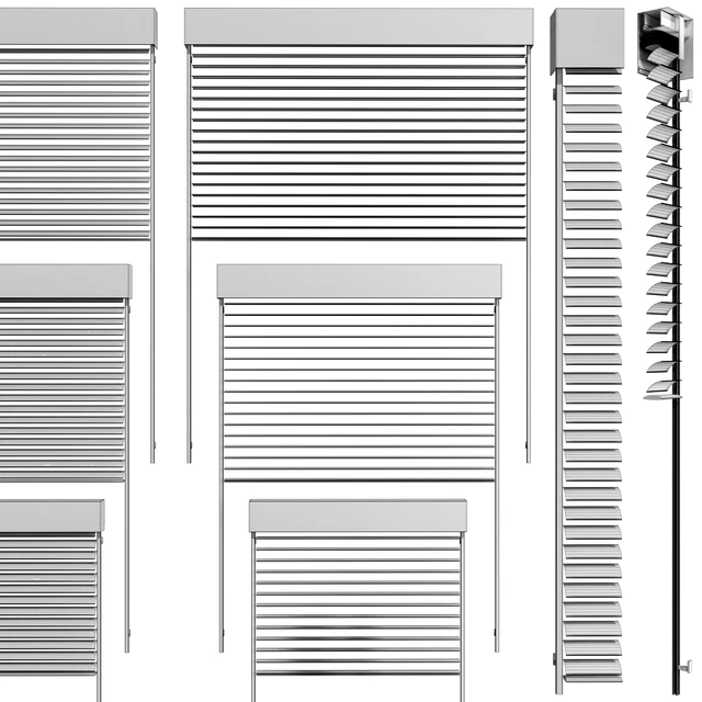 Металлические жалюзи для окон и дверей / Metal blinds for windows and doors — Скачать