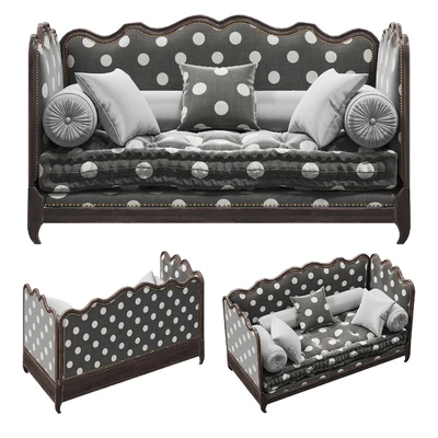 Sofa bed Sevigne day bed by Moissonnier — Ver 1